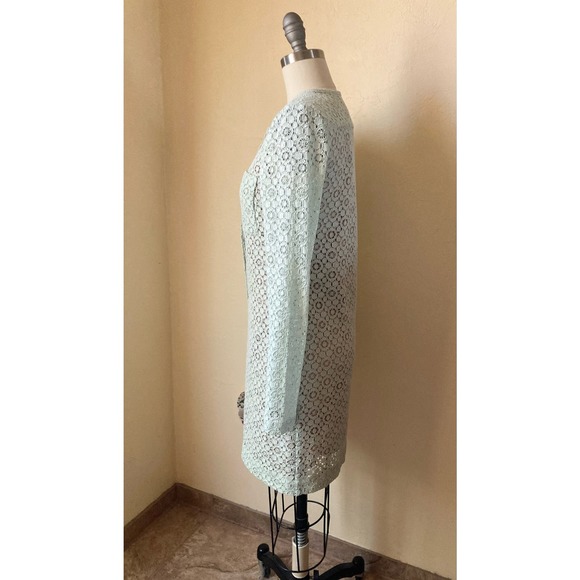Victoria Beckham For Target Women's Dress Size XS Mint Green Lace Over Lay - Picture 5 of 8